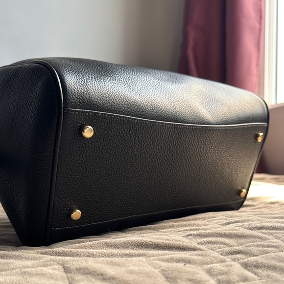 Coach Black Large Rowan Satchel Bag - Picture 2 of 2